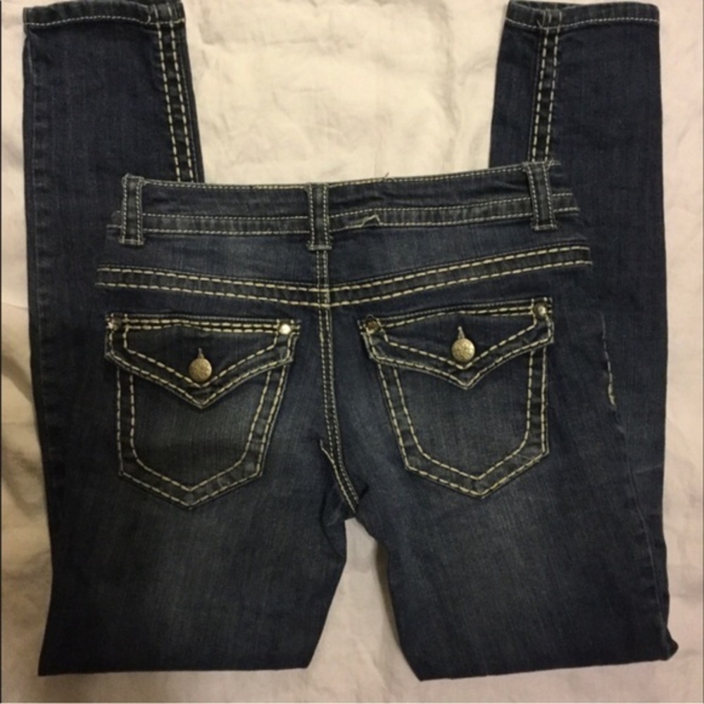 Paisley Sky Denim Skinny Jeans Size 2